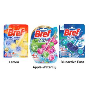 BREF ก้อนทำความสะอาดสุขภัณฑ์ ก้อนดับกลิ่นชักโครก นำเข้าจากยุโรป