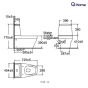 AMERICAN STANDARD สุขภัณฑ์แบบสองชิ้น รุ่น 2230SC-WT-0 ไอดีเอส เคลียร์ (กดข้าง) ใช้น้ำ 3/4.5 ลิตร สีขาว