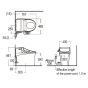 AMERICAN STANDARD สุขภัณฑ์อัตโนมัติ รุ่น 2025-WT-9 E.SSENTIAL ใช้น้ำ 6 ลิตร สีขาว