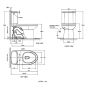 AMERICAN STANDARD สุขภัณฑ์แบบชิ้นเดียว รุ่น 2045SCP-WT-0 คาเด็ท ใช้น้ำ 4.8 ลิตร สีขาว