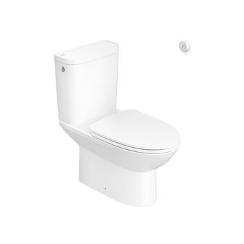 AMERICAN STANDARD สุขภัณฑ์แบบสองชิ้น ระบบเซ็นเซอร์ รุ่น 2630SCNFTL-WT-0 สีขาว