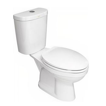AMERICAN STANDARD สุขภัณฑ์แบบสองชิ้น รุ่น 2698SCW-WT-0 New Winplus ใช้น้ำ 4.5 ลิตร สีขาว