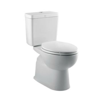 AMERICAN STANDARD สุขภัณฑ์แบบสองชิ้น รุ่น 2793SCW-WT-0 New Sibia ใช้น้ำ 3/4.5 ลิตร สีขาว