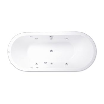 COTTO อ่างอาบน้ำวน BTW339EL รุ่น แคปซูล 1800 สีขาว