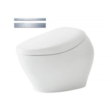 TOTO Neorest NX I สุขภัณฑ์ชิ้นเดียว พร้อมฝารองนั่ง และระบบชำระล้างอัตโนมัติ ด้วยรีโมทคอนโทรล รุ่น CES900RVT สีขาว