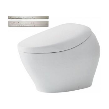 TOTO Neorest NX II สุขภัณฑ์ชิ้นเดียว พร้อมฝารองนั่ง และระบบชำระล้างอัตโนมัติ ด้วยรีโมทคอนโทรล รุ่น CES901RKVT สีขาว