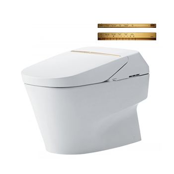 TOTO Neorest XH II สุขภัณฑ์ชิ้นเดียว พร้อมฝารองนั่ง และระบบชำระล้างอัตโนมัติ ด้วยรีโมทคอนโทรล รุ่น CES993RVA สีขาว