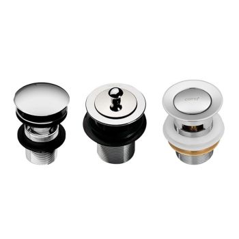 COTTO สะดืออ่างล้างหน้า(มีรู)น้ำล้น รุ่น CT665(HM) แบบกด , CT6702(HM) แบบกด , CT673(HM) แบบดึงล็อค