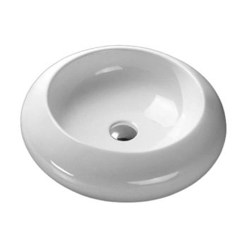 JAQUAR อ่างล้างหน้าวางบนเคาน์เตอร์ (ไม่มีรูน้ำล้น) รุ่น FSS-WHT-29901 สีขาว