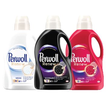 Perwoll น้ำยาซักผ้าสีสด สูตรเข้มข้น Renew ซ่อมแซมสีเหมือนใหม่